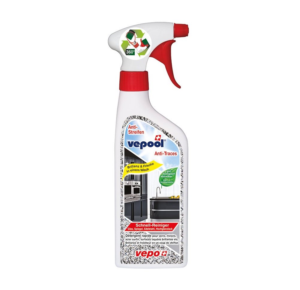 VEPOOL anti-traces déterg rapide 360° vapo 500 ml