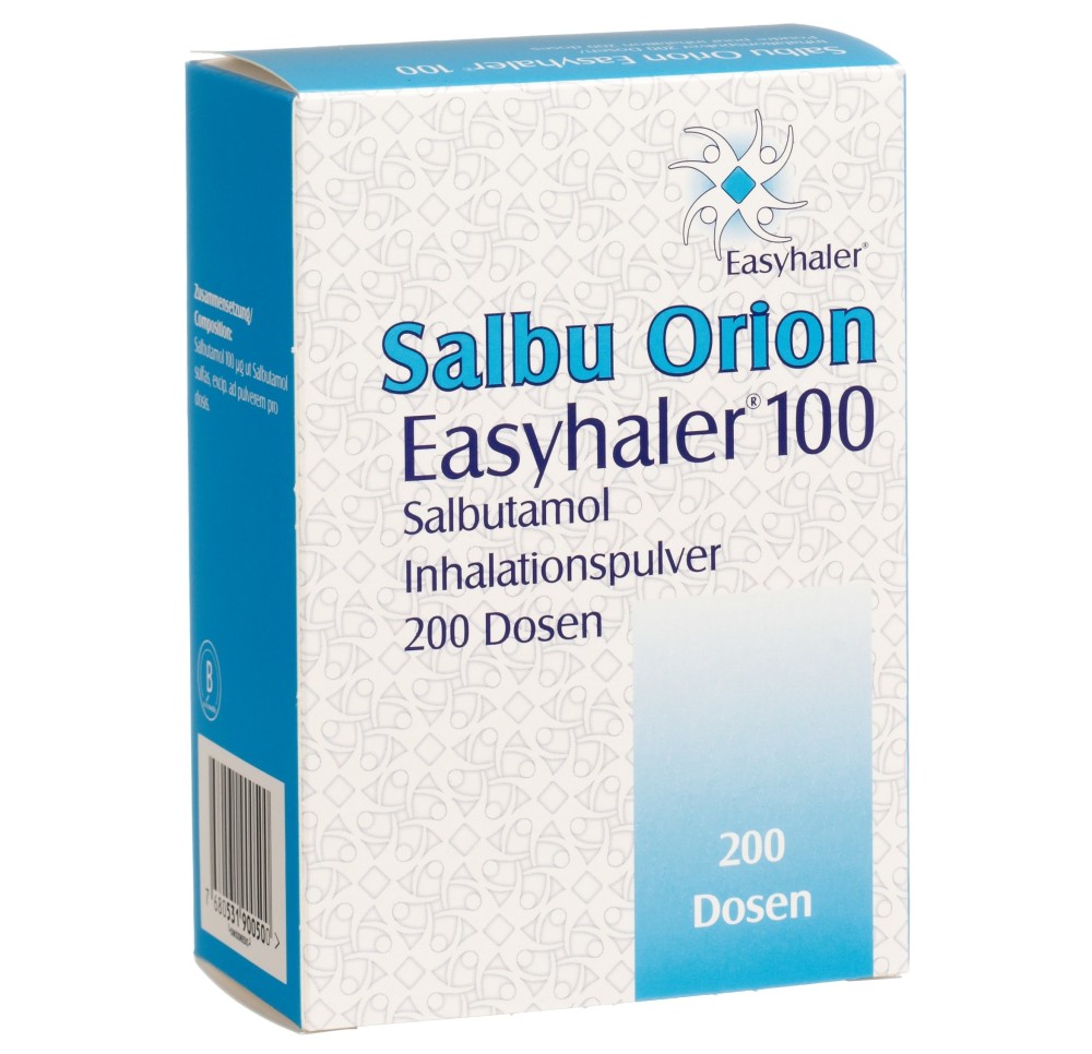 SALBU ORION Easyhaler pdr inh 0.1 mg 200 dos