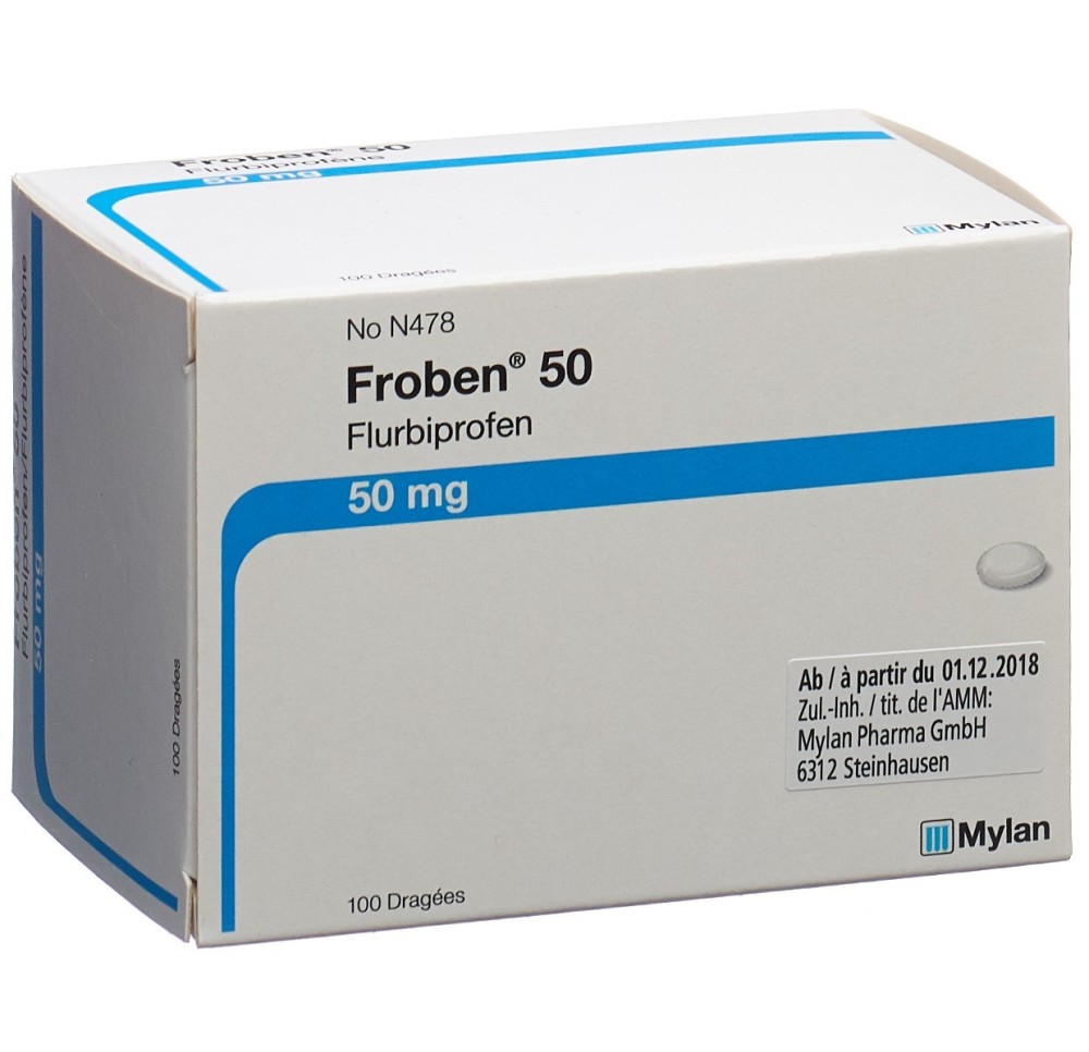 FROBEN drag 50 mg 100 pce