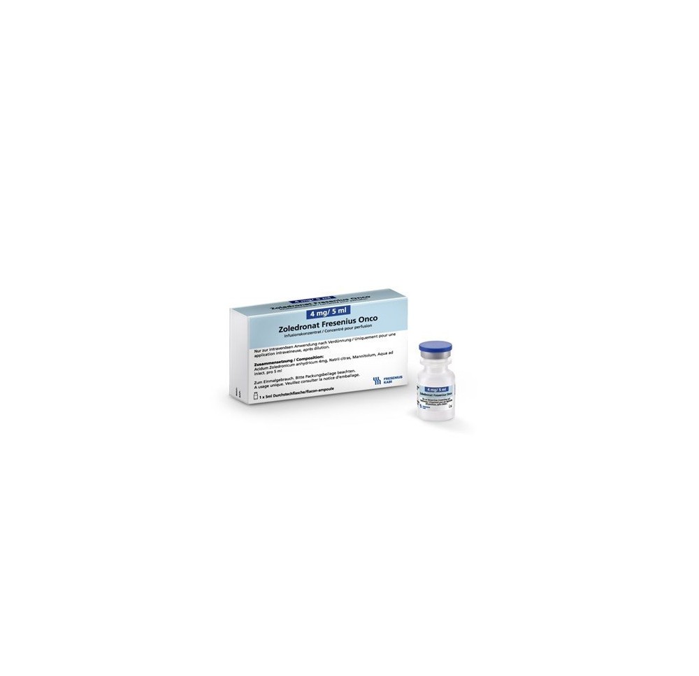 ZOLEDRONAT Fresenius Onco 4 mg/5ml flac 5 ml