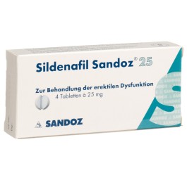 SILDENAFIL Sandoz cpr 25 mg 4 pce