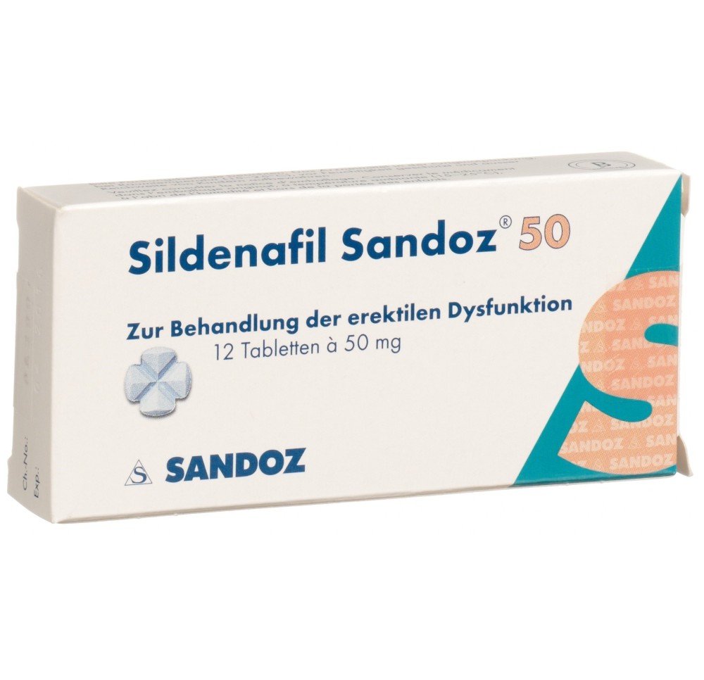 SILDENAFIL Sandoz cpr 50 mg 12 pce