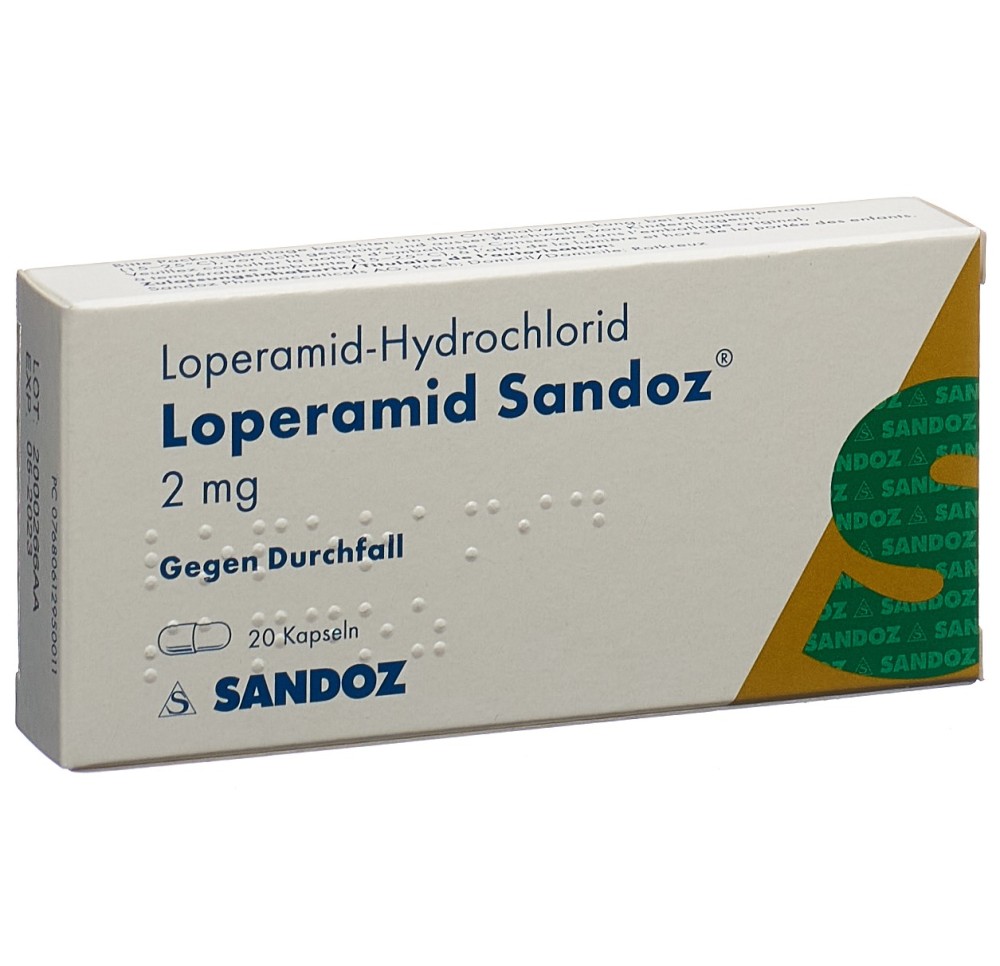 LOPERAMIDE Sandoz caps 2 mg 20 pce
