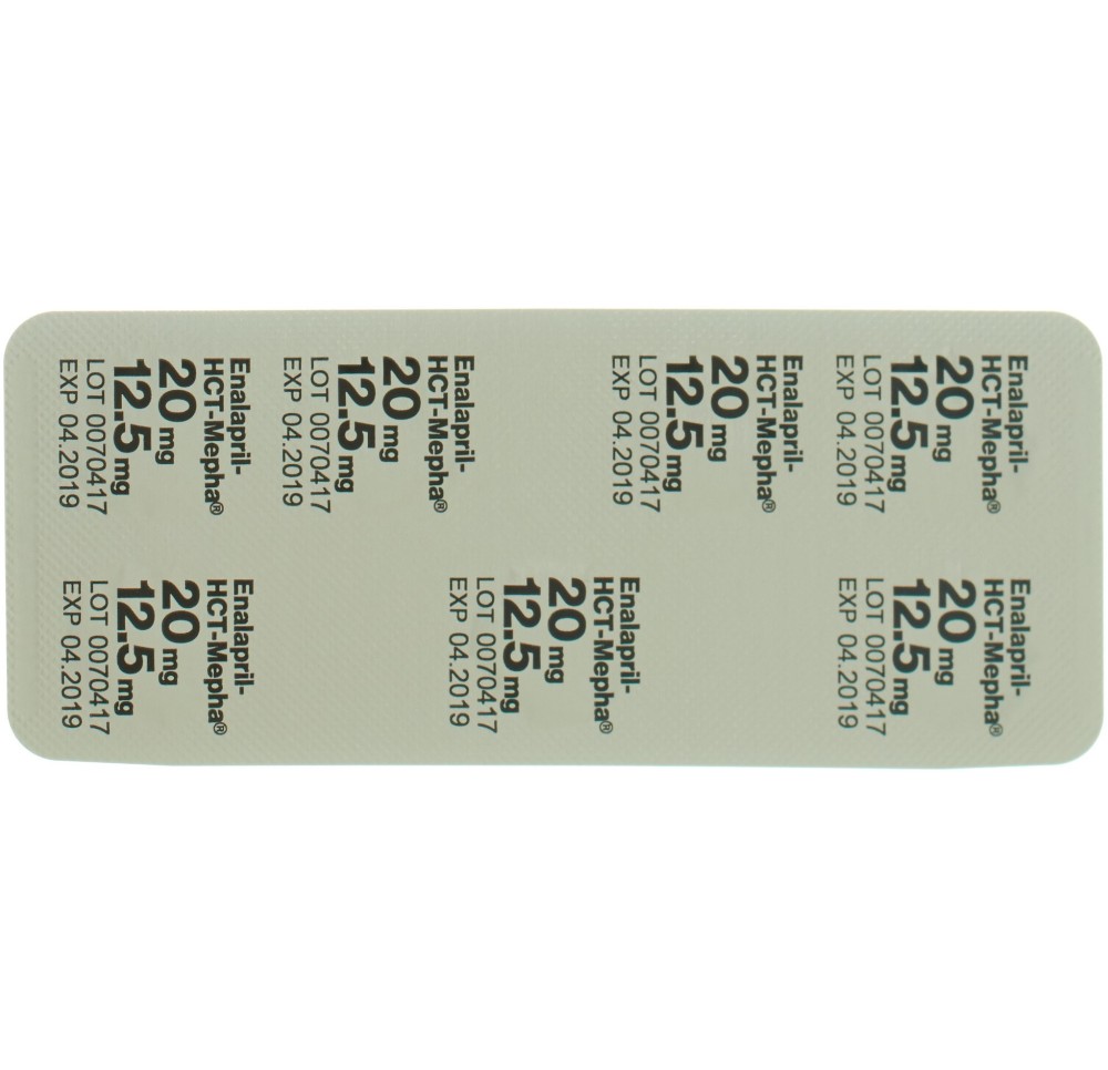 ENALAPRIL-HCT Mepha cpr 20/12.5 mg 98 pce