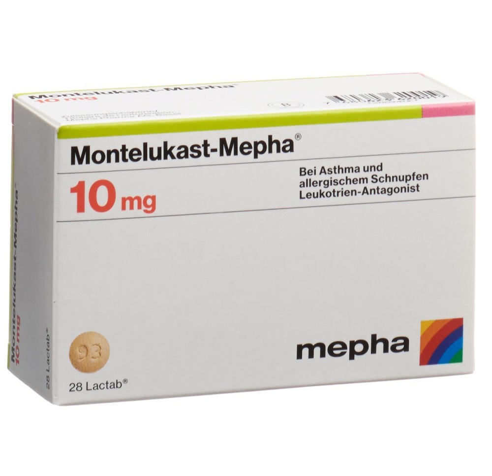 MONTELUKAST Mepha Lactab 10 mg 28 pce