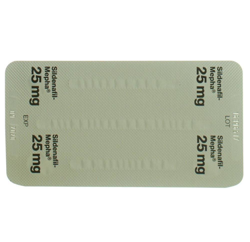 SILDENAFIL Mepha cpr pell 25 mg 12 pce