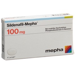 SILDENAFIL Mepha cpr pell 100 mg 4 pce