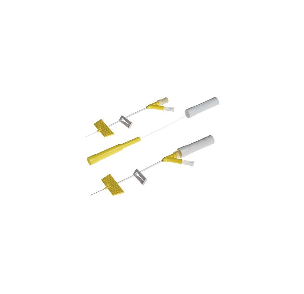BD SAF-T-INTIMA 24G 0.7x19mm avec Y jaune 25 pce