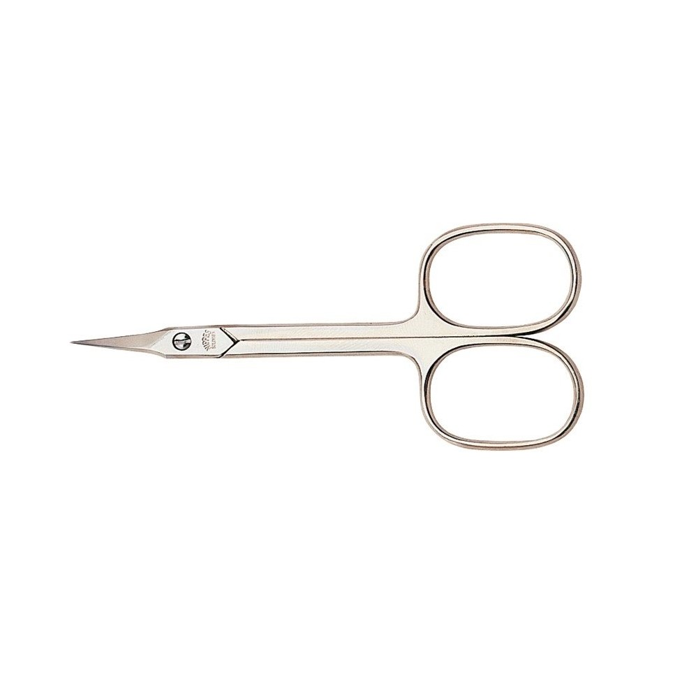 NIPPES Ciseaux à cuticules 9cm pointe fine nickel