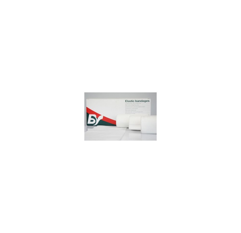 BASTOS bande élastique 5mx10cm blanc 10 pce