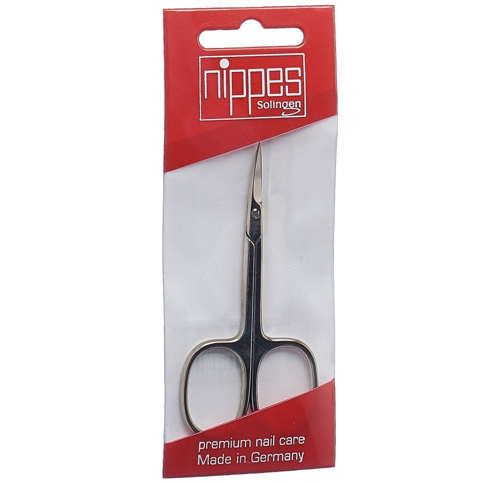 NIPPES Ciseaux à cuticules 9cm pointue nickelé