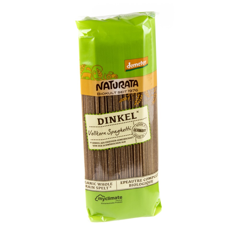 NATURATA spaghetti épeautre complet demeter 500 g