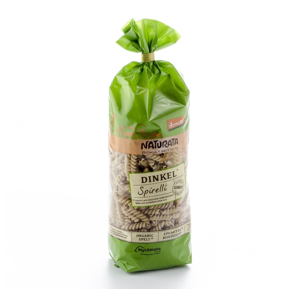 NATURATA spirales épeautre clairs demeter 500 g