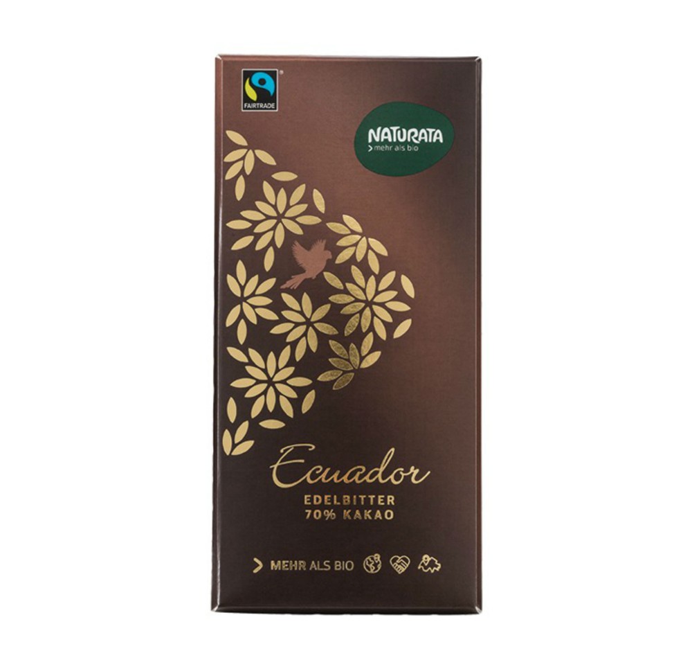 NATURATA chocolat noir équateur 70% 100 g