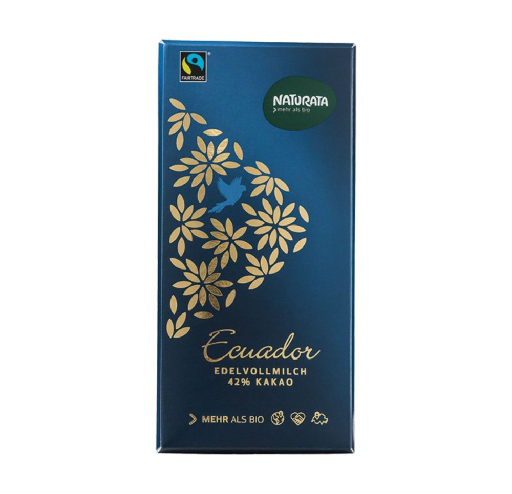 NATURATA chocol au lait ecuador 42% 100 g