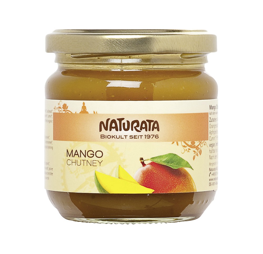 NATURATA chutney mango verre 225 g