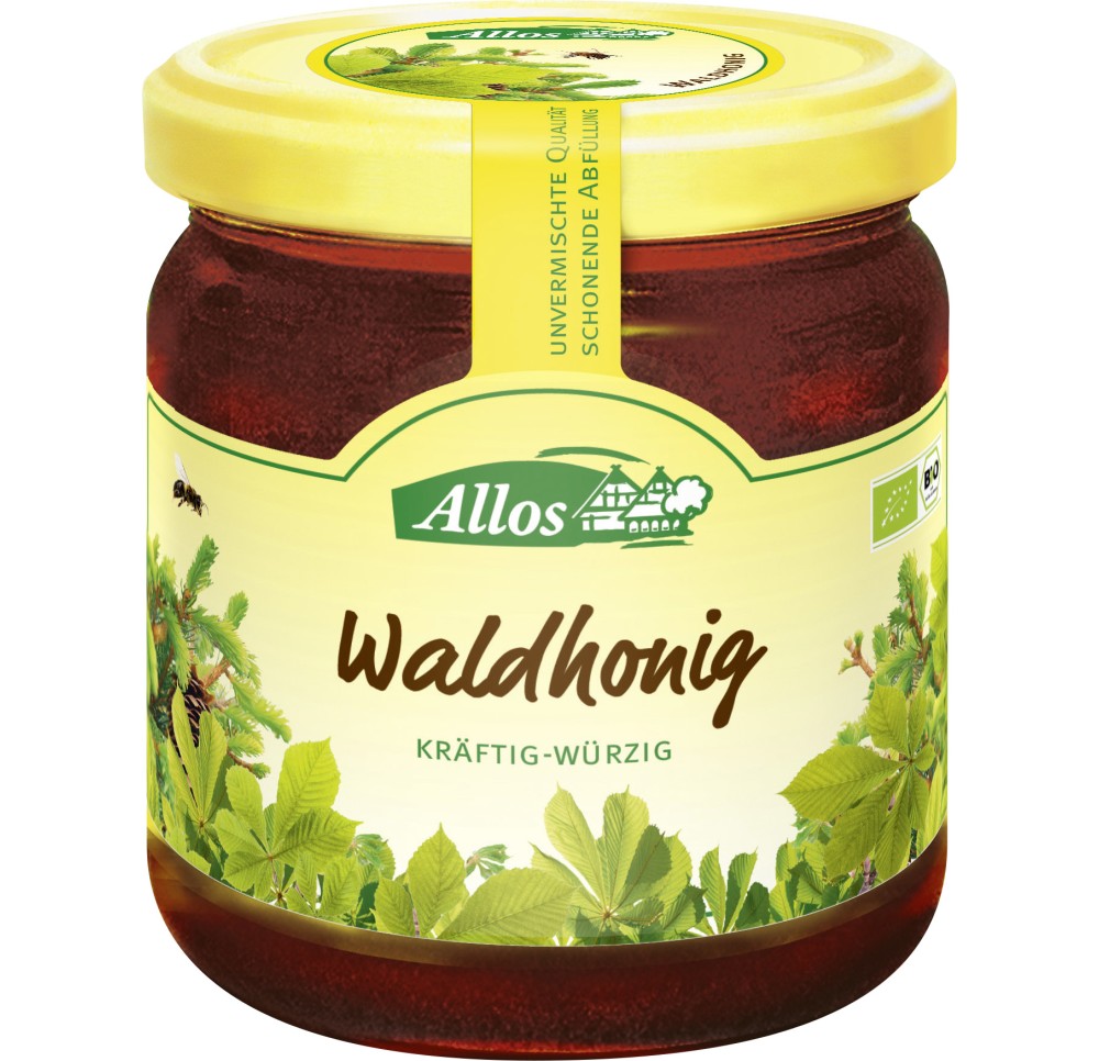 ALLOS miel de forêt verre 500 g