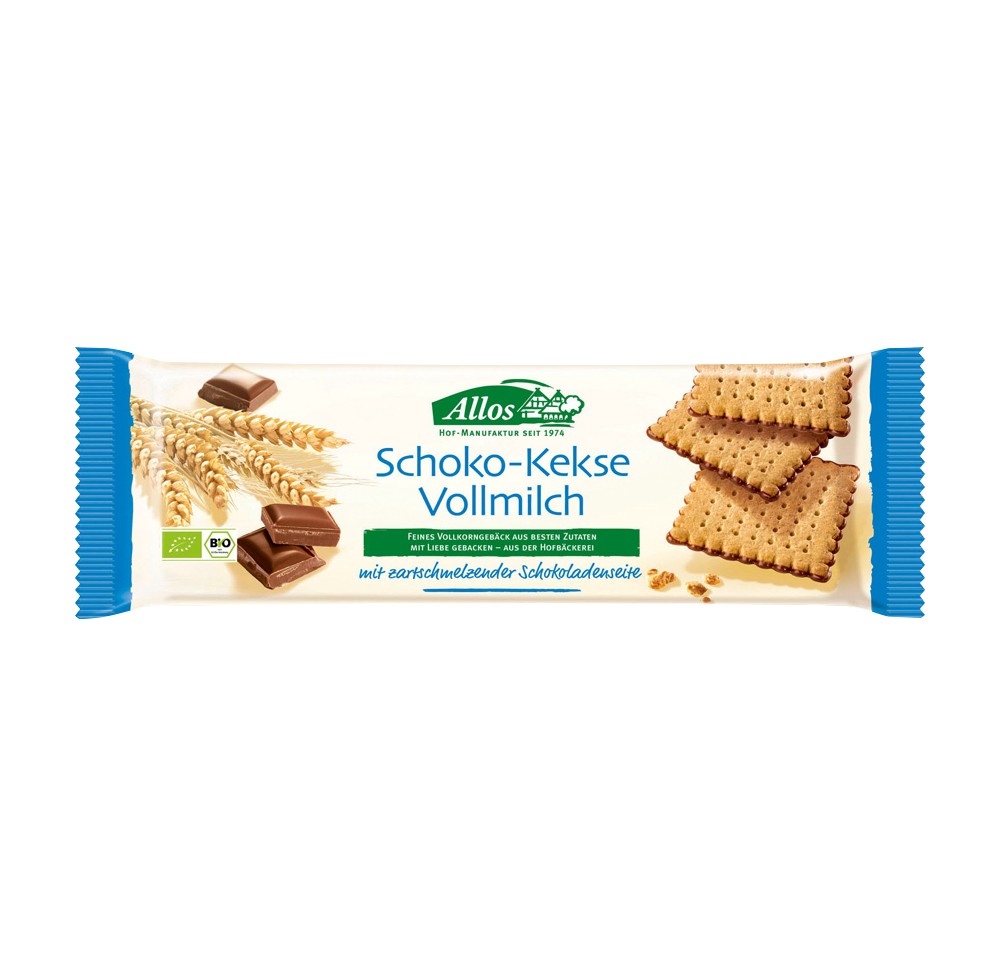ALLOS biscuits au chocolat au lait 130 g
