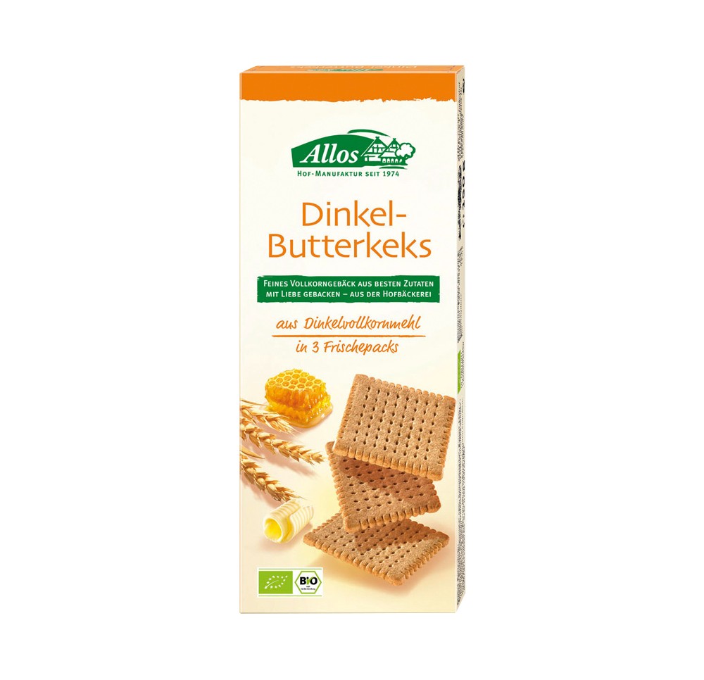 ALLOS biscuits beurre à l'épeautre 150 g