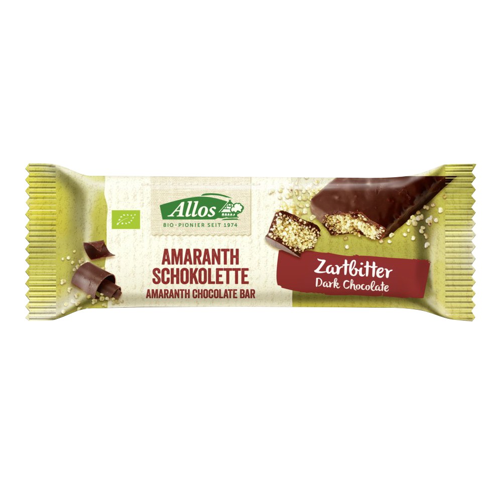 ALLOS barre amarante chocolette noire 25 g