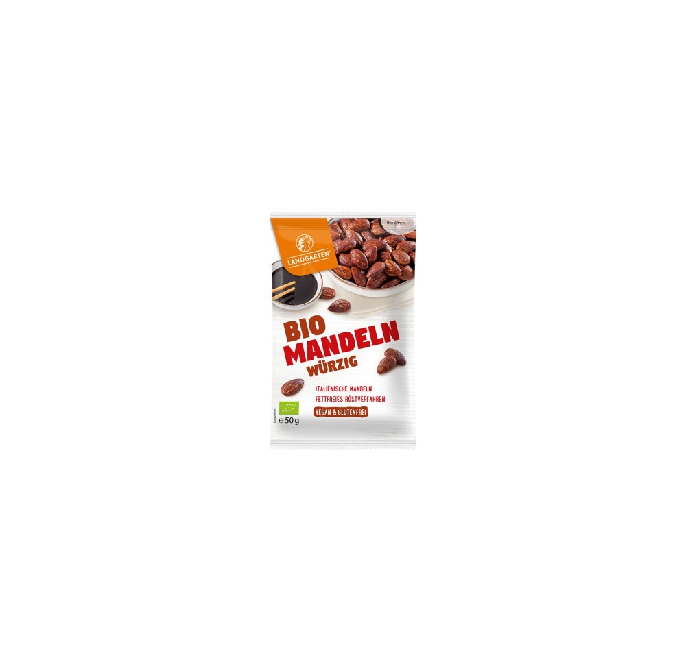 LANDGARTEN amandes épicées bio sans glut veg 50 g