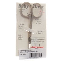 MALTESER ciseaux ongles bébé courbé 7.5cm no 12