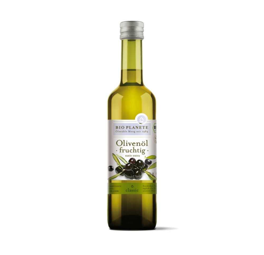 BIO PLANETE huile d'o vier ex fruitée fl 0.5 lt