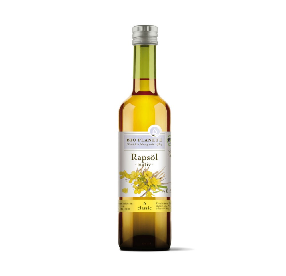 BIO PLANETE huile de colza vierge fl 0.5 lt