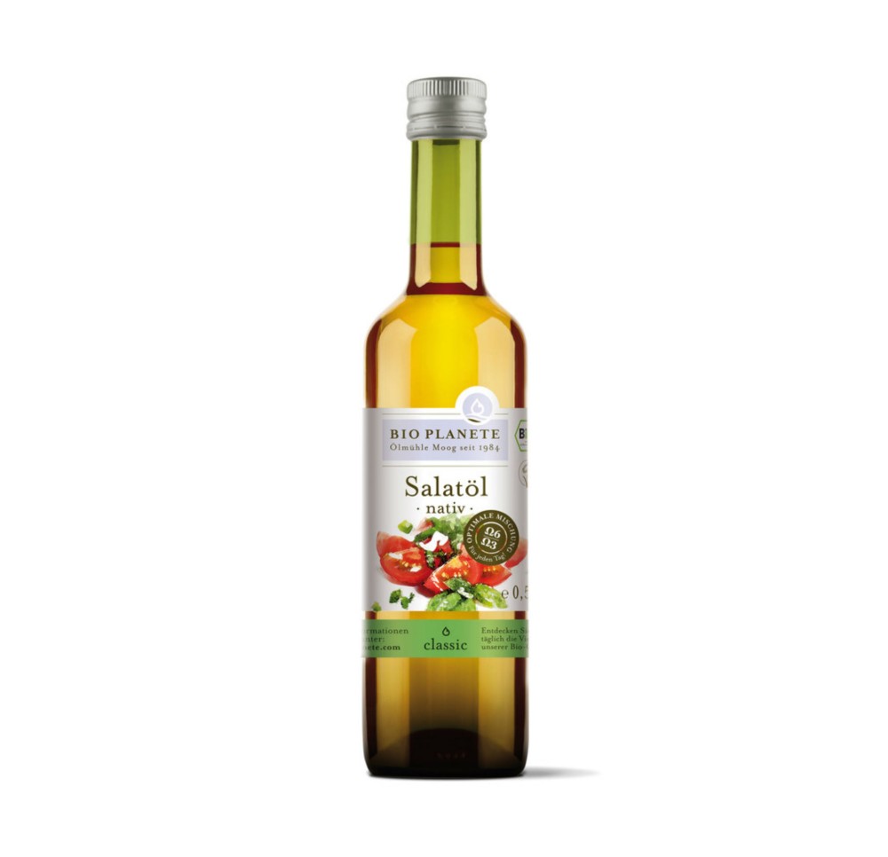 BIO PLANETE huile salade crudité vierg fl 0.5 lt