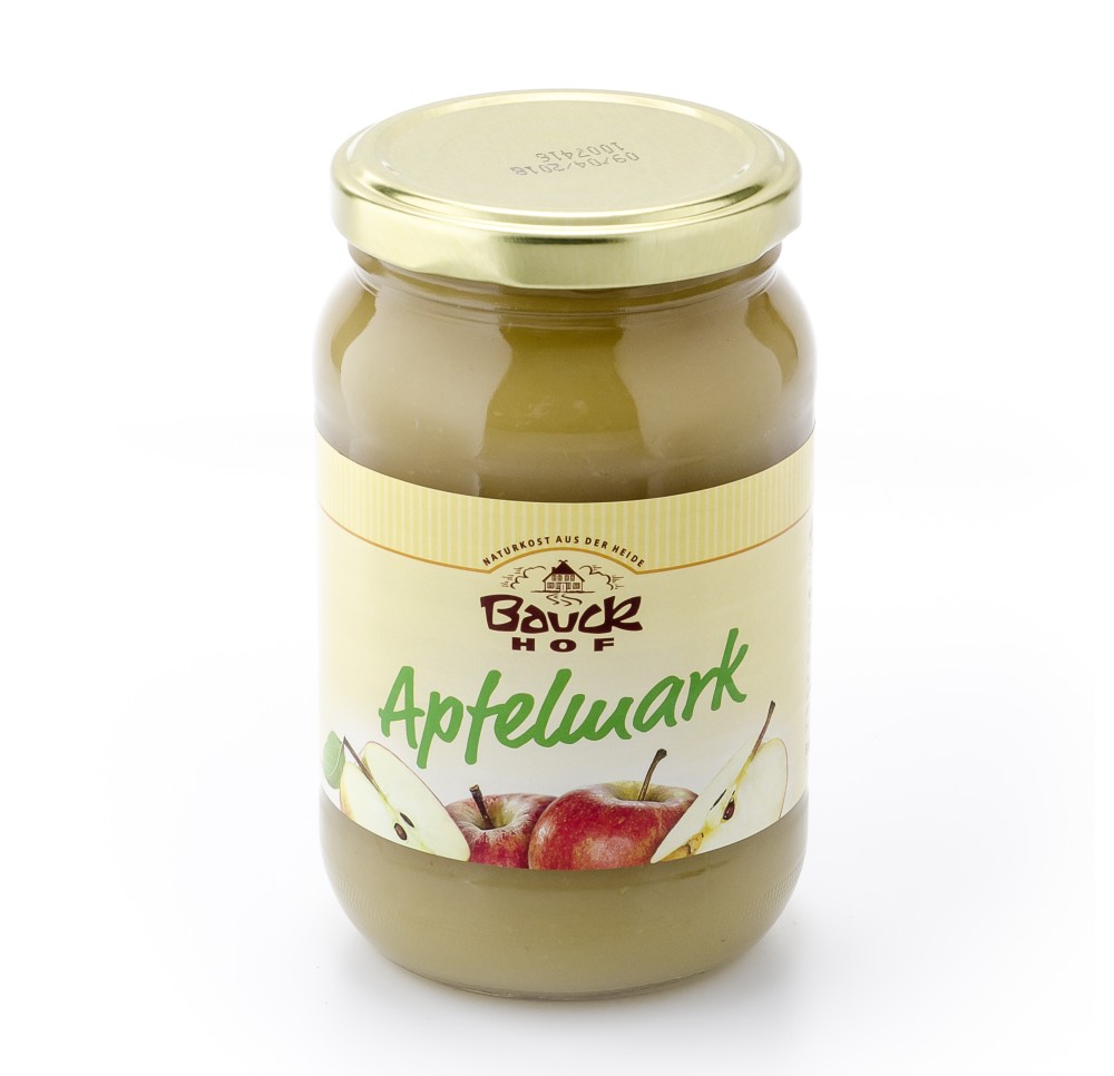 BAUCKHOF purée de pommes non sucrée verre 360 g