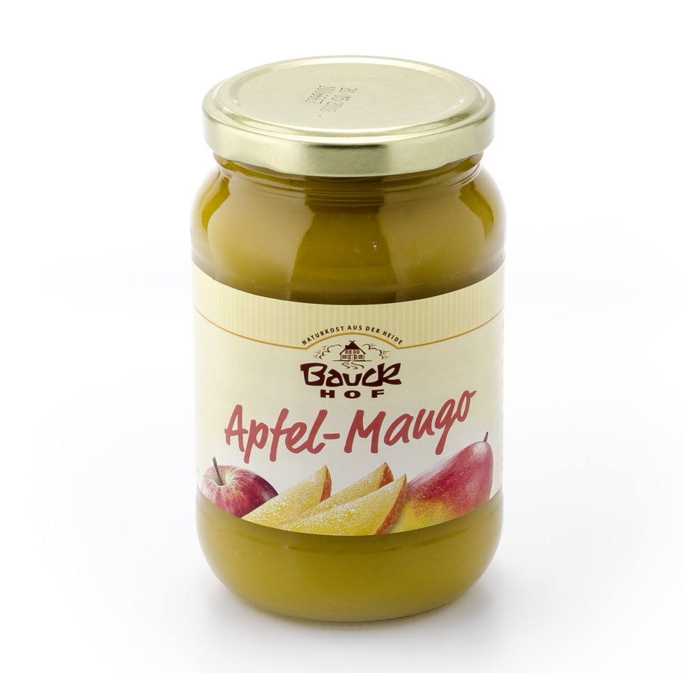 BAUCKHOF purée pommes-mangues n suc verre 360 g