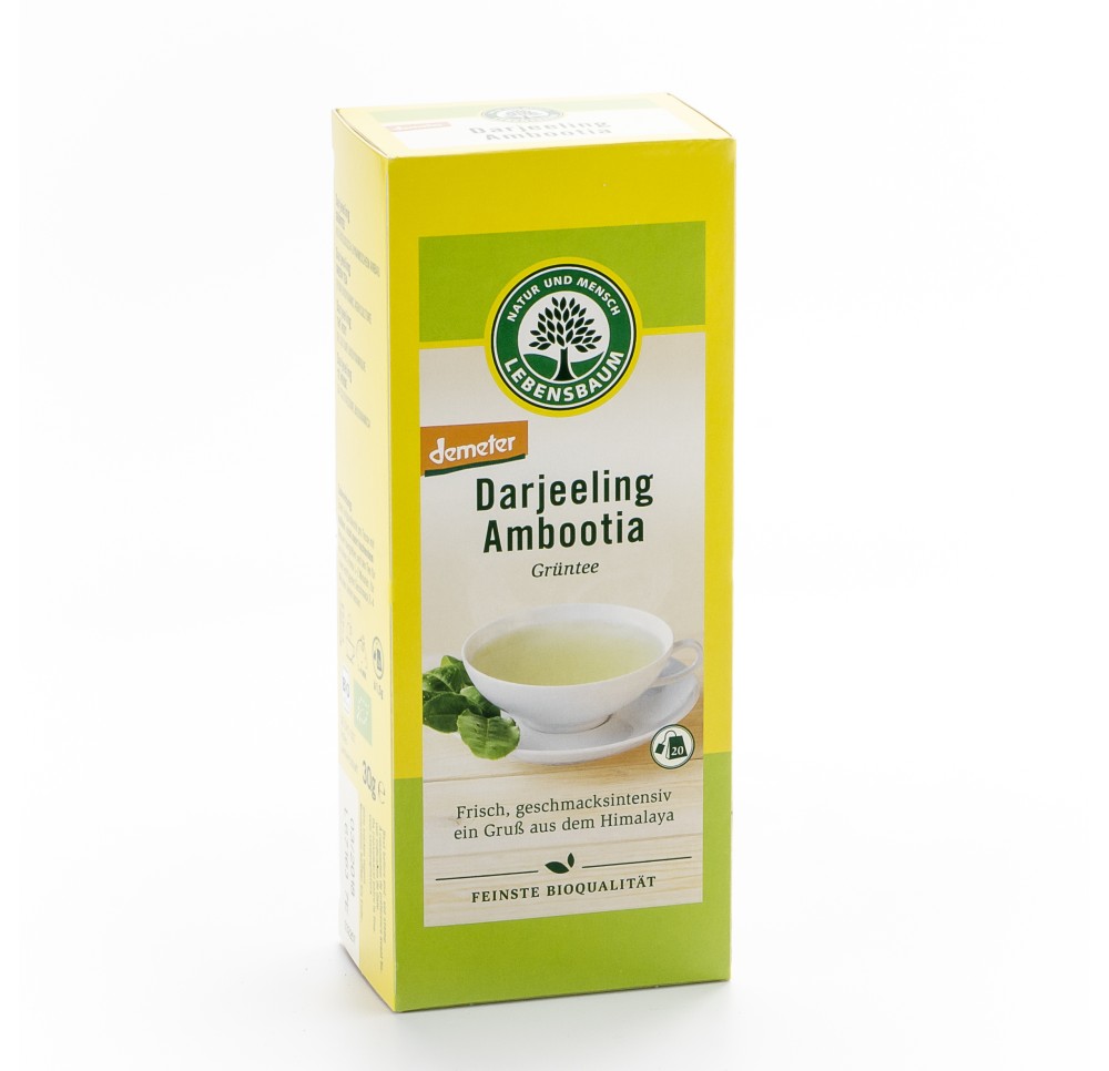 LEBENSBAUM thé vert darjeelingen 20 sach 1.5 g