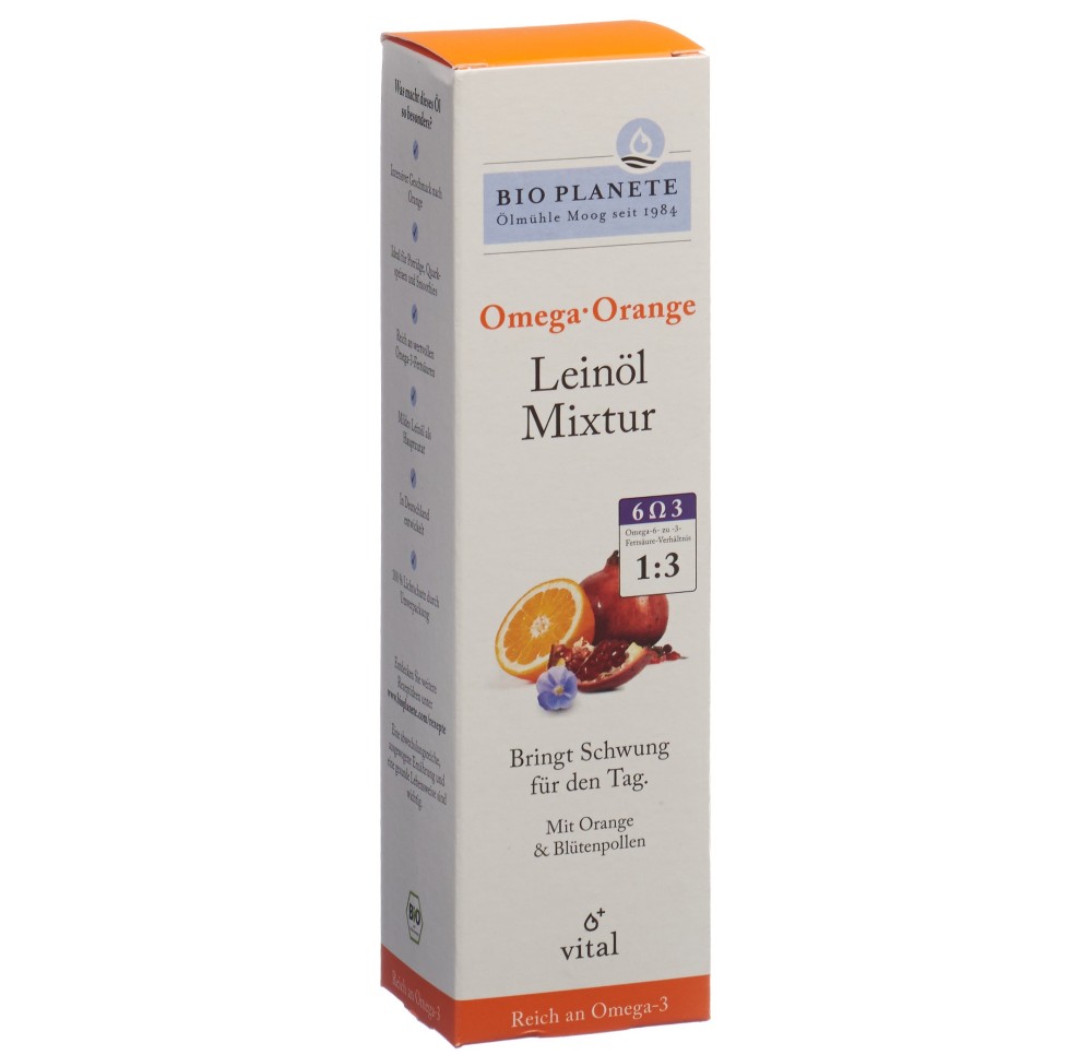 BIO PLANETE Omega Orange mélange huile lin 100 ml