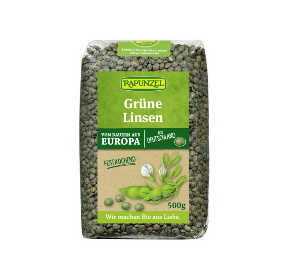 RAPUNZEL lentilles vertes 500 g
