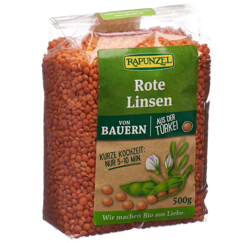 RAPUNZEL lentilles rouges 500 g