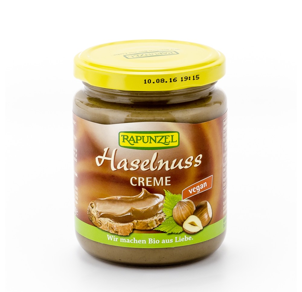 RAPUNZEL pâte tartiner aux noisettes verre 250 g