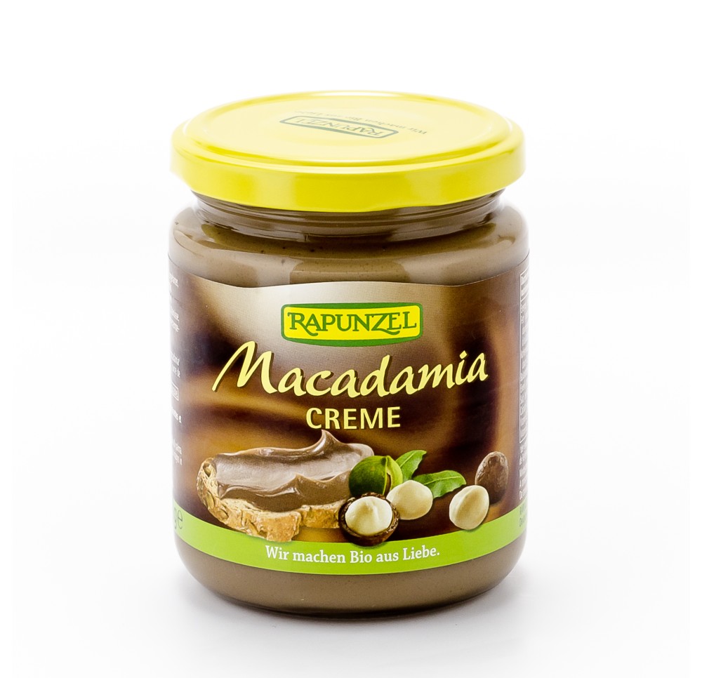 RAPUNZEL pâte tartiner noix macadamia verre 250 g