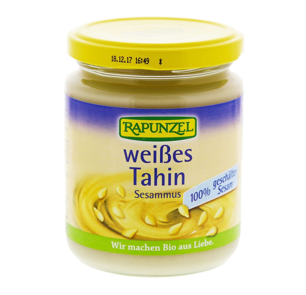 RAPUNZEL tahin blanc sans sel verre 250 g