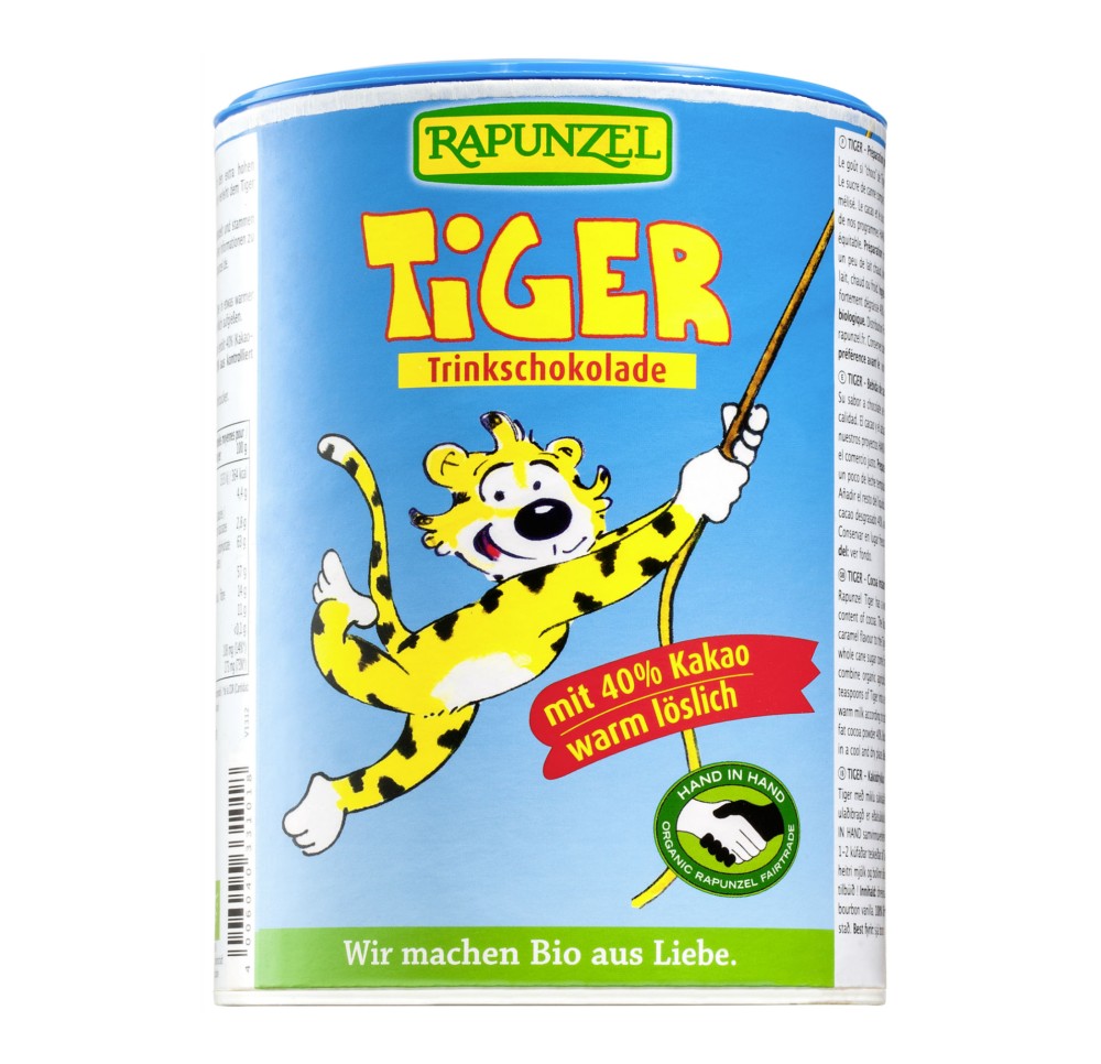RAPUNZEL Tiger cacao en poudre sucré bte 400 g