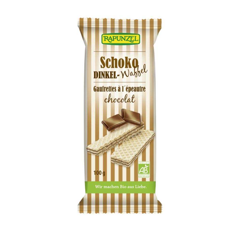 RAPUNZEL gaufrettes complètes au chocolat 100 g