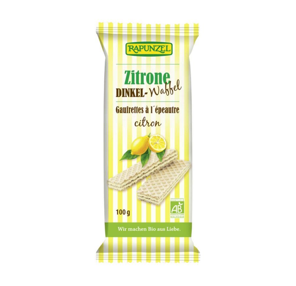 RAPUNZEL gaufrettes complètes au citron 100 g