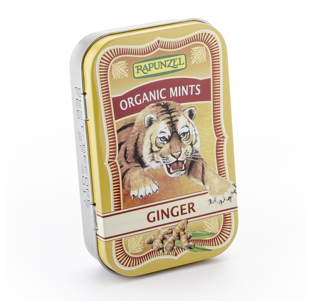 RAPUNZEL bonbons organic mint ginger HIH bte 50 g