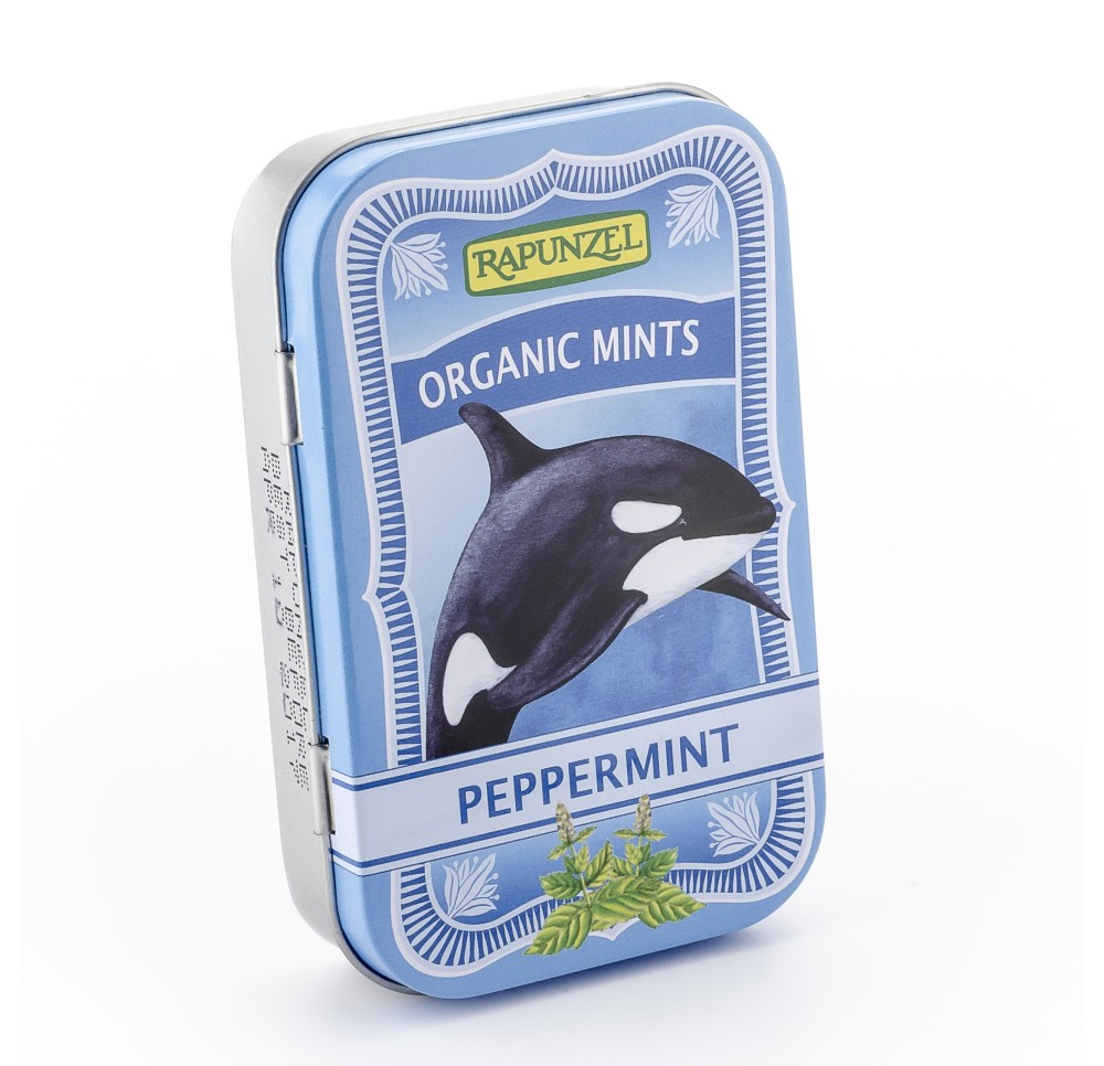 RAPUNZEL bonbons organic mint pepperm HIN bte 50 g