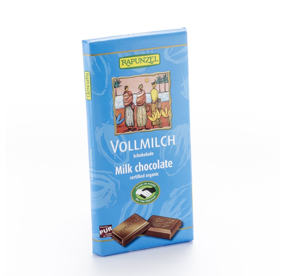 RAPUNZEL chocolat au lait entier 36 % 100 g