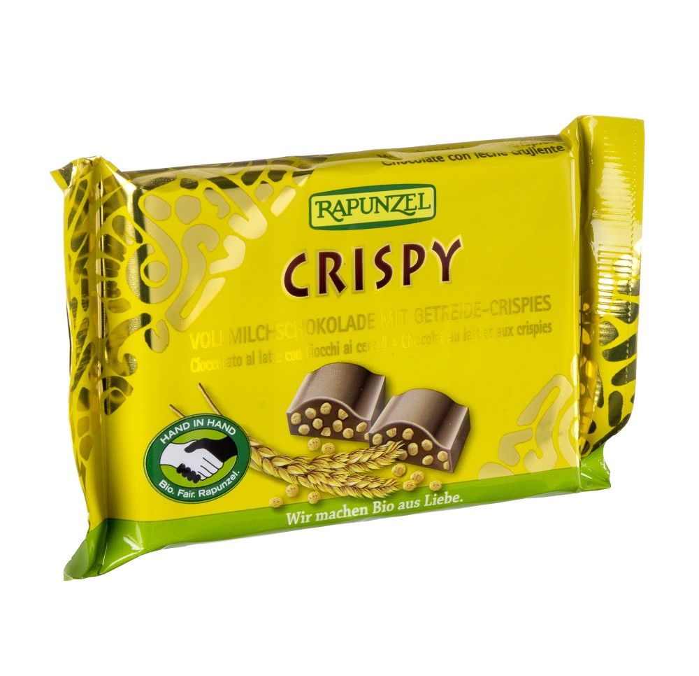 RAPUNZEL chocolat au lait et aux crisp 100 g