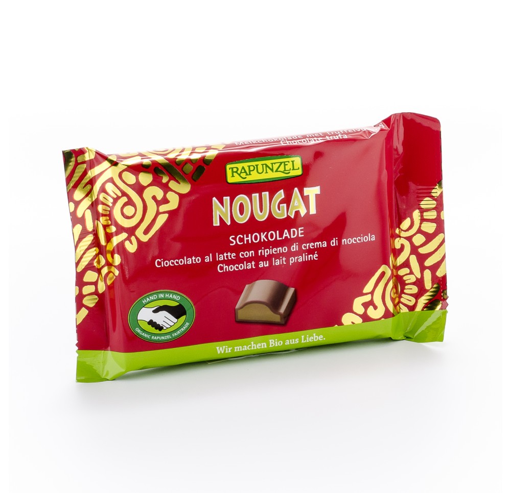 RAPUNZEL chocolat au lait au nougat 100 g