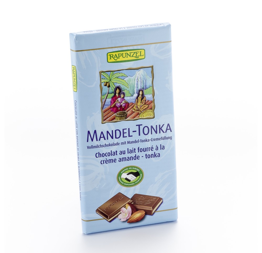 RAPUNZEL chocolat au lait amande-tonka 100 g