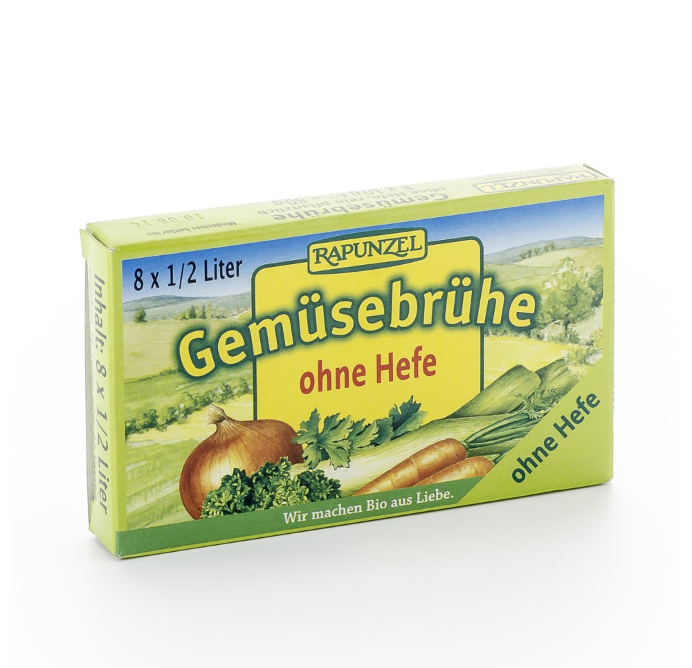 RAPUNZEL cubes de soupe aux légumes s levure 80 g