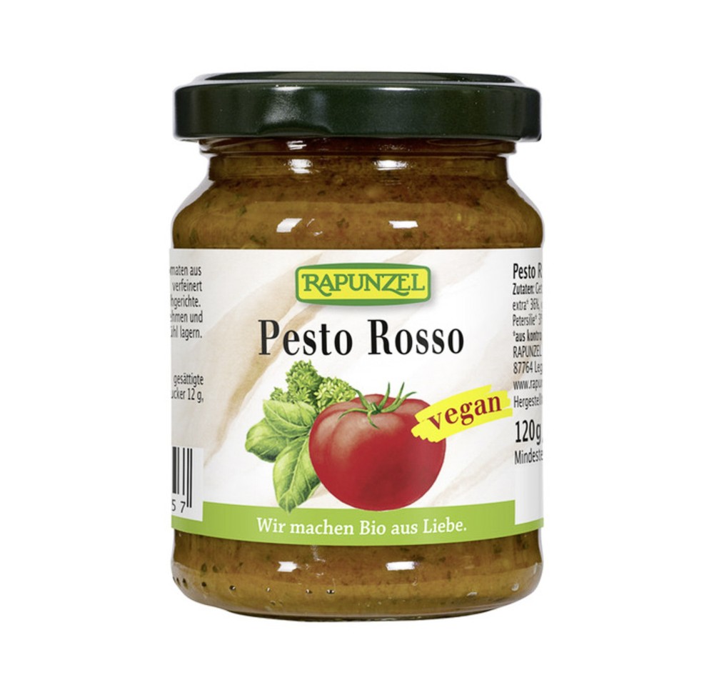 RAPUNZEL pesto rosso verre 120 g