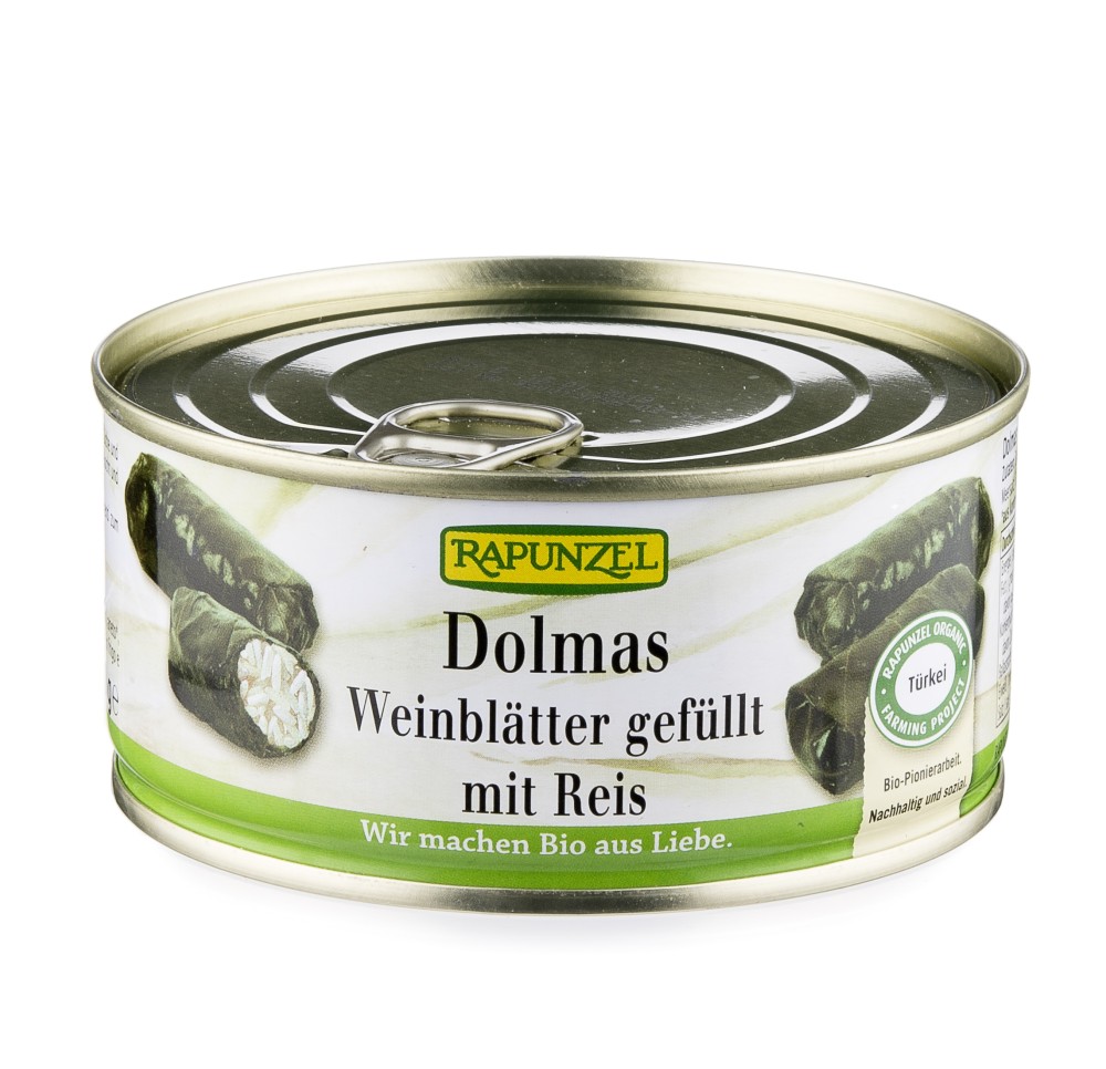 RAPUNZEL dolmas feuil vigne farci au riz bte 280 g